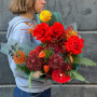 Букет «Багровая заря»