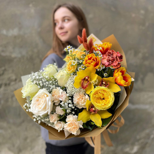 Букет «Поцілунок сонця»