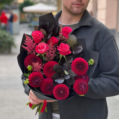 Bouquet «Walk in the autumn city»