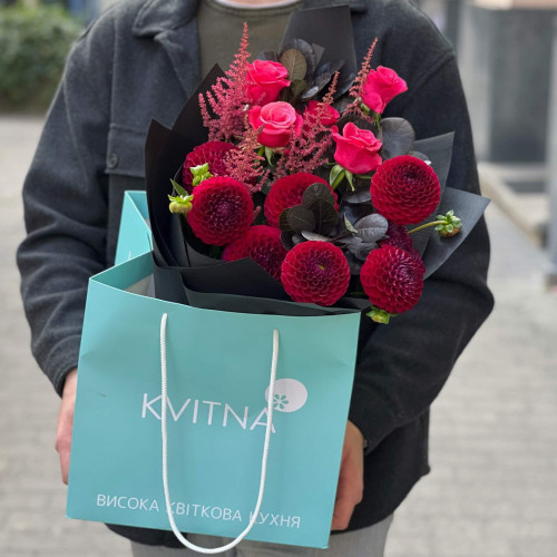 Bouquet «Walk in the autumn city»