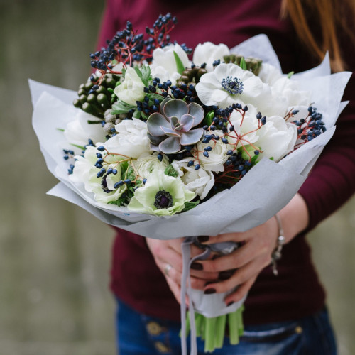 Букет «Монохром»