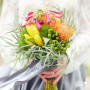 Весільний букет з леукосперумом