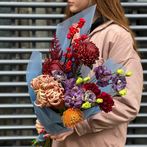 Букет «Багряне натхнення»