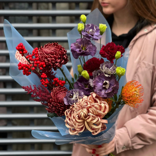 Букет «Багряне натхнення»