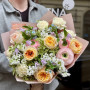 Light fluffy bouquet with ranunculus «Spring Story»