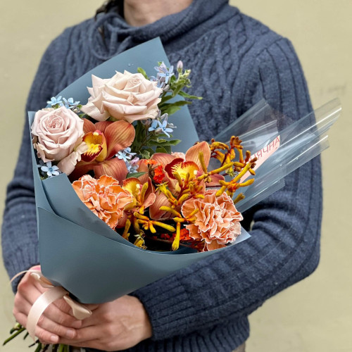 Букет «Сині зірочки»