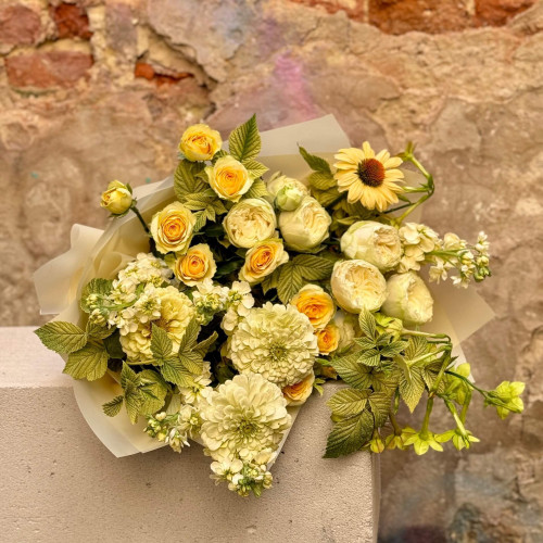 Теплий букет в польовому стилі «Світлячок»