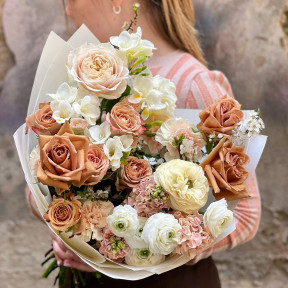 Букет «Крем-карамель»