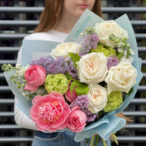 Букет «Нежный румянец»