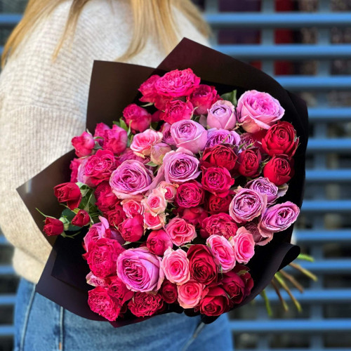 Букет «Малинова мить»