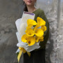 Yellow calla lilies