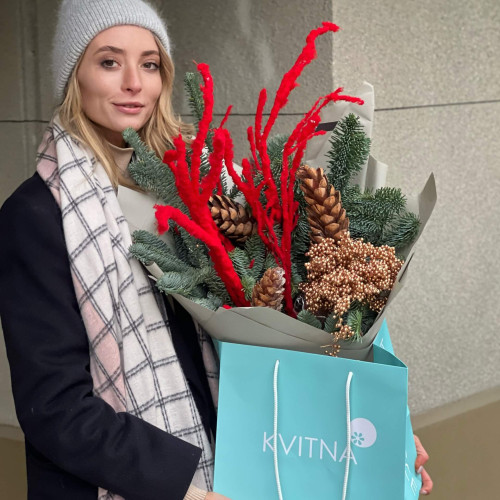 Різдвяний букет «Настрій вдома»