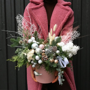 Зимова композиція «Різдвяна зірка»