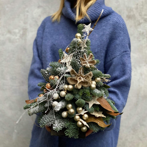 Christmas tree «Snow in the forest»