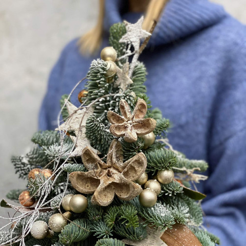 Christmas tree «Snow in the forest»