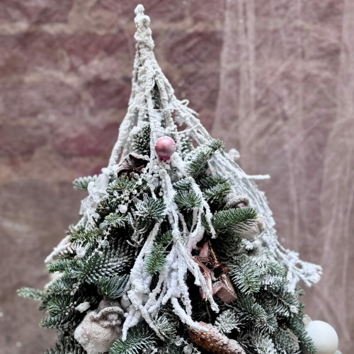 Святкова ялиночка з декором «Мрія Снігової Королеви»