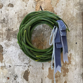 Різдвяний вінок «Малахітовий перстень»