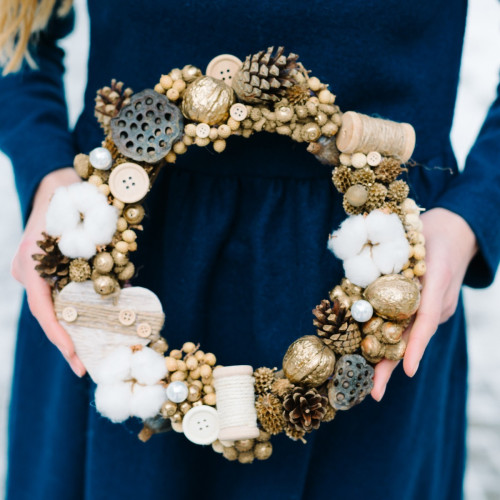 Віночок «Різдвяна ниточка»