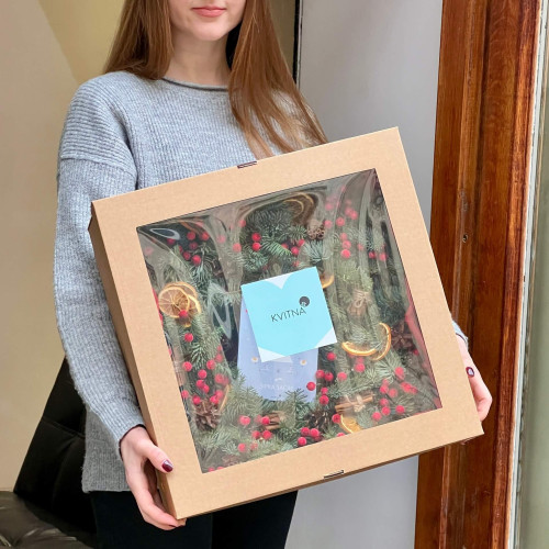 Різдвяний солодкий віночок «Цитрусове Різдво»