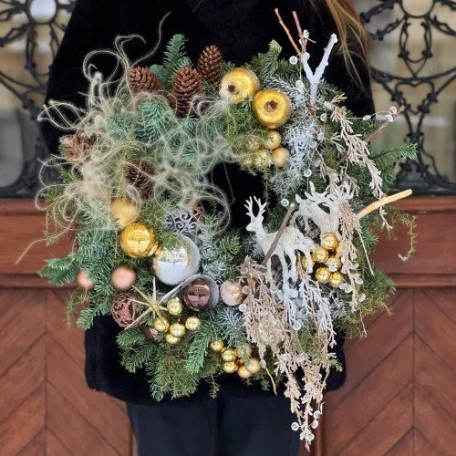 Різдвяний вінок «Північні пригоди»