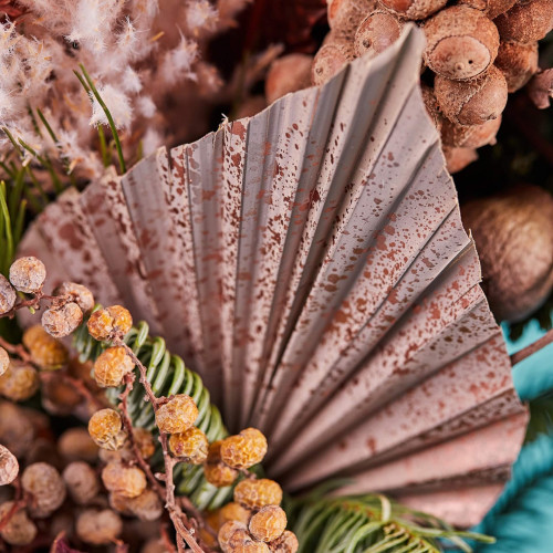 Christmas wreath «Golden Calf»