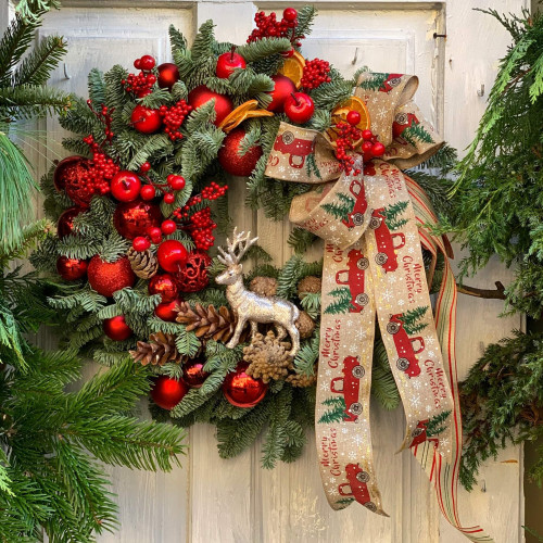 Різдвяний вінок «Святковий затишок»