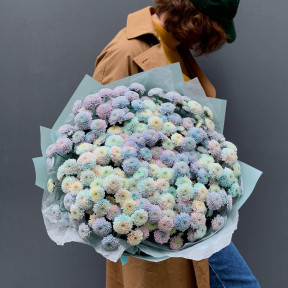 Букет «Хризантемовое небо»