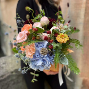 Композиція у льоні «Осінні миті»