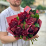 Bouquet «Burgundy kiss»