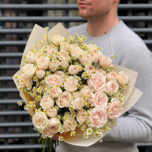 Bouquet «Rose lace»