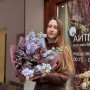 Цікавий букет з тюльпанами Vip Roses «Містична ніч»