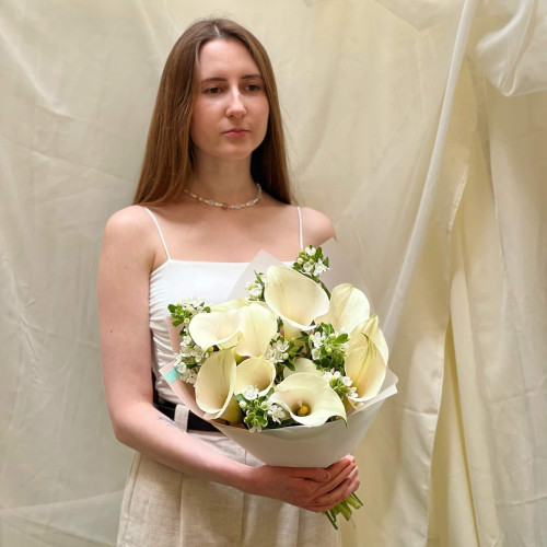 Букет «Вершкові намистинки»