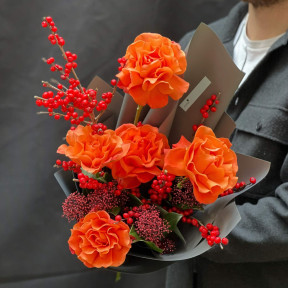 Bouquet «Lovely fire»
