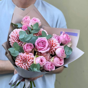 Bouquet «Pink greeting»