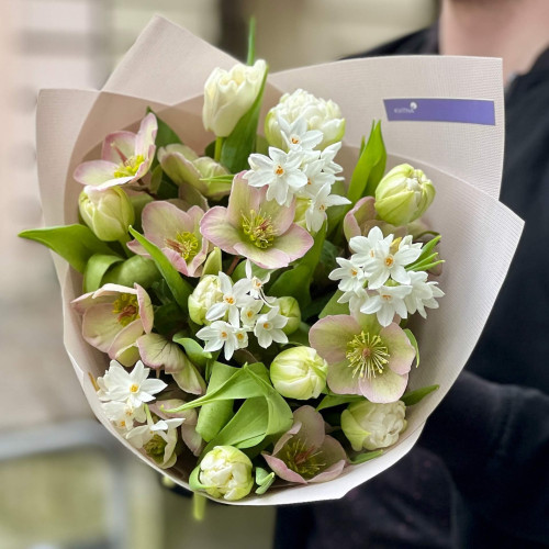 Тендітний весняний букет «Ароматна весна»