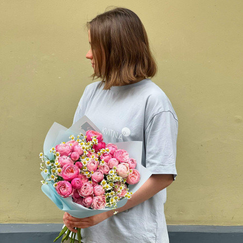 Bouquet «Raspberry meadow»