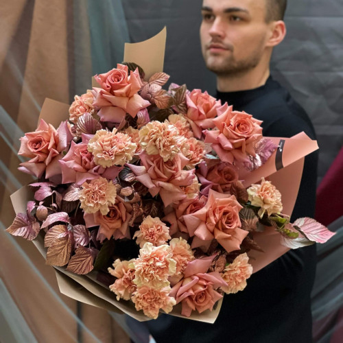 Букет «Розкішний рожевий»