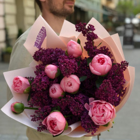 Ароматний контрастний букет «Солодкий вечір»