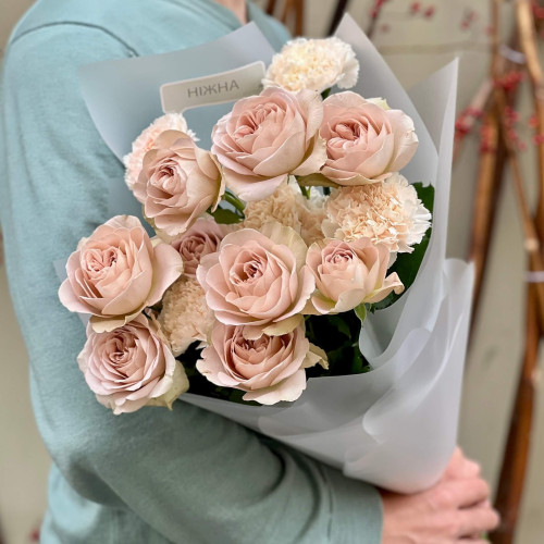 Милий букет «Карамельний лате»