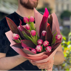 Bouquet «Tropical cherry»