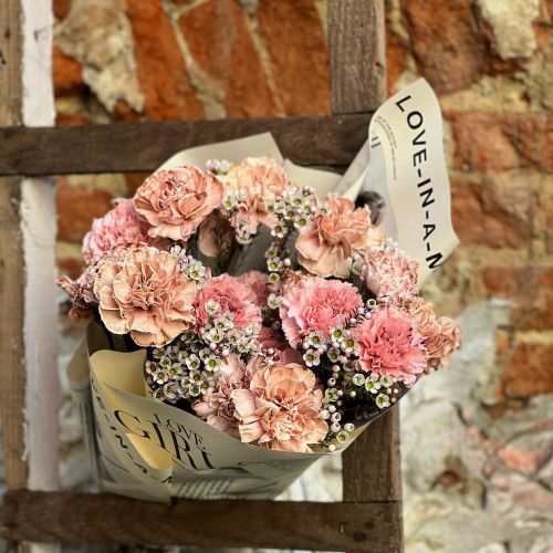 Bouquet «Chocolate with cream»