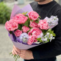 Delicate bouquet with peonies «June fantasy»
