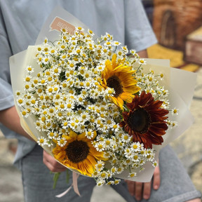 Букет «Карамельне сонце»