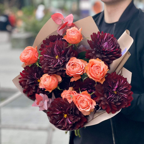 Bouquet «Mix of autumn colors»