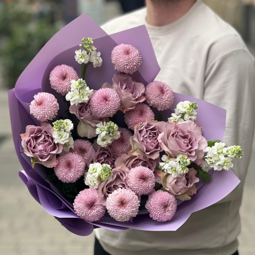 Букет «Аметистовые моменты»