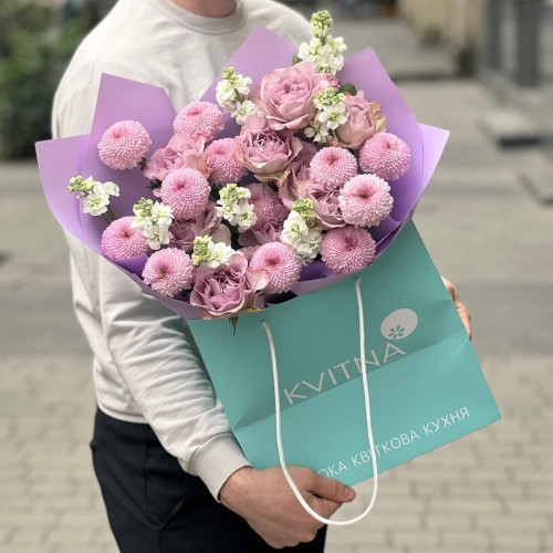 Букет «Аметистовые моменты»