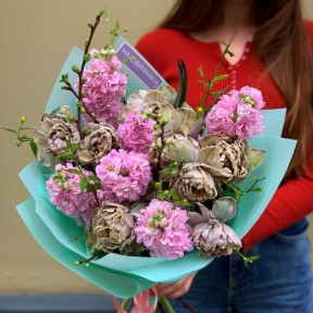 Букет «Бузкові зірки»