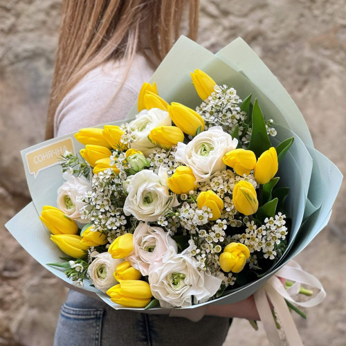 Букет «Солнечный оберег»