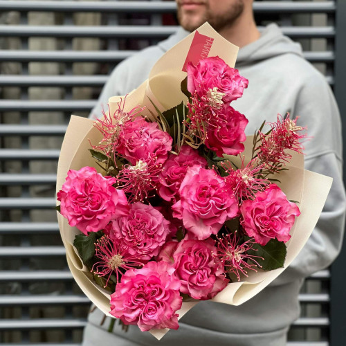 Букет «Трояндові зорі»