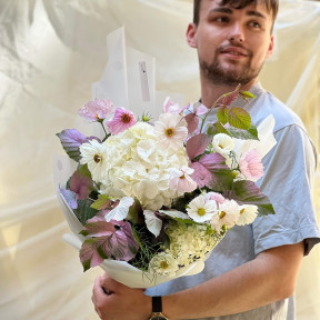 Букет «Цветочные огоньки»